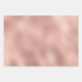 Glam Rose Gold Glitzer Geschenkpapier Set (Vorderseite 2)