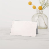 Glam Rose Gold Glitzer Platzkarten (Rückseite)