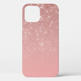 Glam Rose Gold Glitzer Rosa Farbe Case-Mate iPhone Hülle