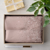 Glam Rose Gold Glitzer Seidenpapier (Geschenk)