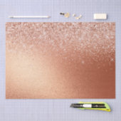 Glam Rose Gold Glitzer Seidenpapier (Handwerk)