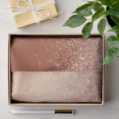 Glam Rose Gold Glitzer Seidenpapier (Geschenk)