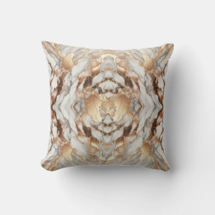 Glam Rose Gold Luxuriös Modisch Marmor Kissen