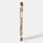 Glam Rose Gold Luxuriöse Trendy Marble Butterfly Case-Mate iPhone Hülle (Rückseite / Rechts)