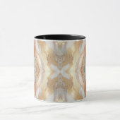 Glam Rose Gold Luxuriöse Trendy Marble Butterfly Tasse (Zentrum)
