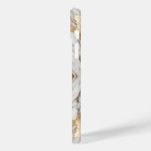 Glam Rose Gold Luxuriöses Trendy Marble Case-Mate iPhone Hülle (Rückseite / Links)