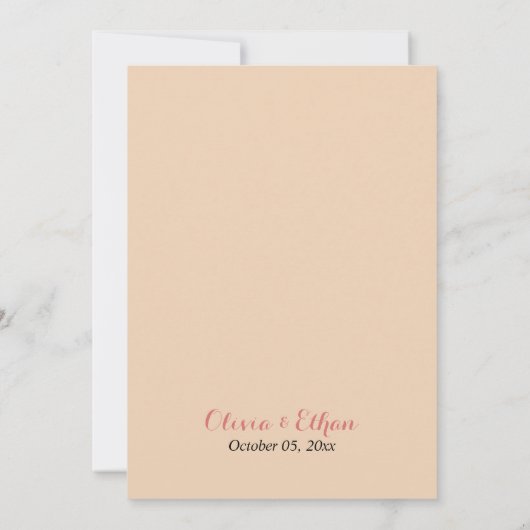 Glam rot Rosa Glitzer Blumenzettel Einladung (Rückseite)