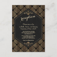 Glam Royal Roaring 20's Art Déco Wedding Details