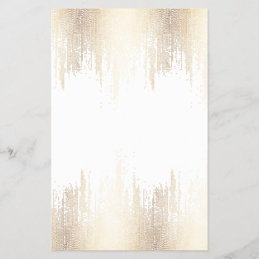 Glam Script Gold Confetti Rain Flyer (Hinten)