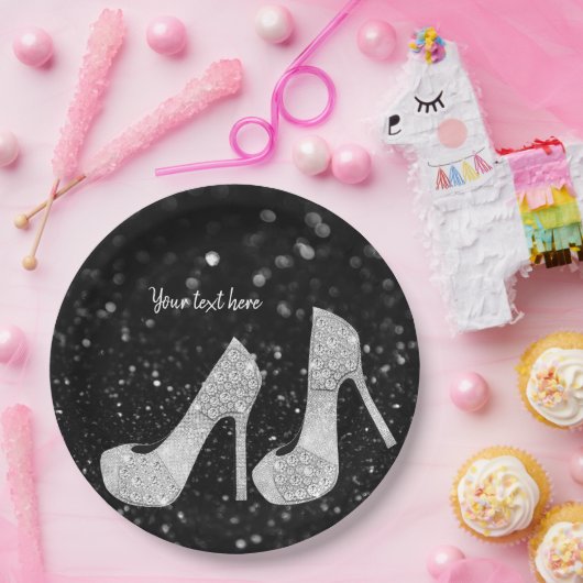 Glam Shoes High Heels für jeden Anlaß Pappteller (Party)