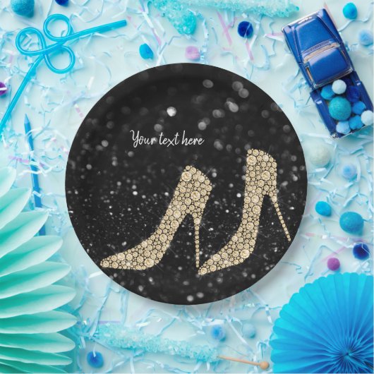 Glam Shoes High Heels für jeden Anlaß Pappteller (Party)