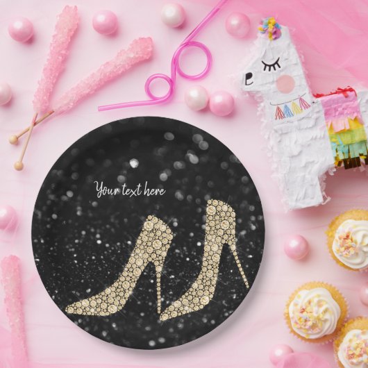 Glam Shoes High Heels für jeden Anlaß Pappteller (Party)