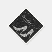 Glam Shoes High Heels für jeden Anlaß Serviette (Ecke)