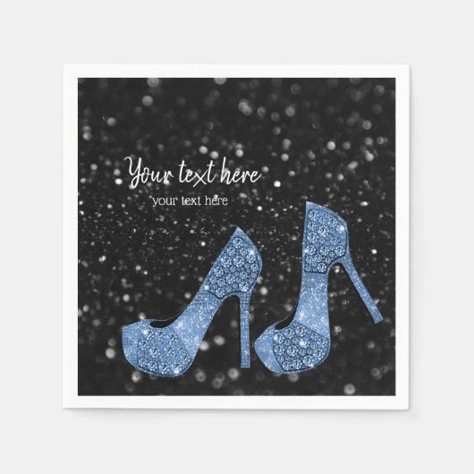Glam Shoes High Heels für jeden Anlaß Serviette (Vorderseite)