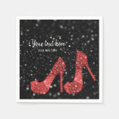 Glam Shoes High Heels für jeden Anlaß Serviette (Vorderseite)