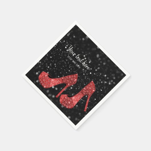 Glam Shoes High Heels für jeden Anlaß Serviette (Ecke)