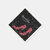 Glam Shoes High Heels für jeden Anlaß Serviette (Ecke)