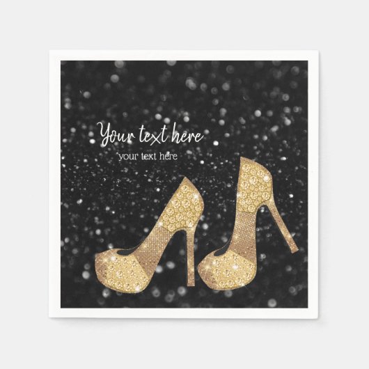 Glam Shoes High Heels für jeden Anlaß Serviette (Vorderseite)
