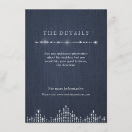 Glam Silberkunst Deko Jahrgang Hochzeit Detail Kar Begleitkarte