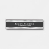 Glam Silver Beruflich Office Türsignaturen Türschild (Vorderseite )