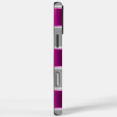 Glam SIlver Chic Pink Ribbon Case-Mate iPhone Hülle (Rückseite / Rechts)