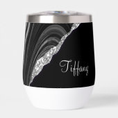Glam Silver Glitzer Black Festive (Vorderseite)