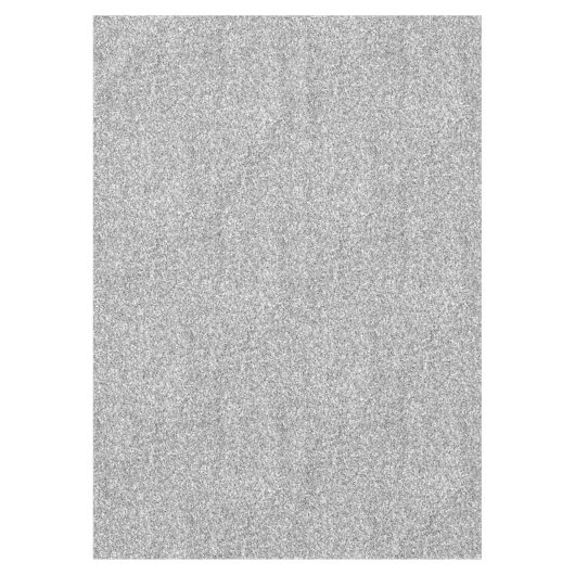 Glam Silver Glitzer Glitz Tischdecke (Vorderseite)