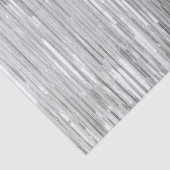 Glam Silver Sparkle Stripes Wedding Seidenpapier (Detail)