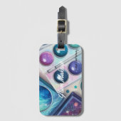 Glam Sparkle Makeup Palette Gepäckanhänger (Vorderseite Vertikal)