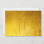 Glam Sparkling Champagner Gold New Year Party Invi Einladung (Rückseite)