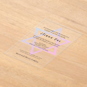 Glam Star von David Elegant Bat Mitzvah Einladung (Ablage )