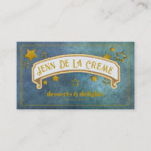 Glam Starry Nights Vintag Visitenkarte (Vorderseite)