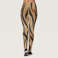 Glam Tiger Print Wild Cat Animal Muster Imitate Go