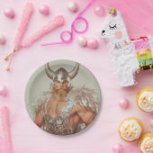 Glam Viking Thor Papierplatte Pappteller (Party)