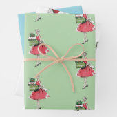 Glam-Weihnachtspapier Geschenkpapier Set (Beispiel)