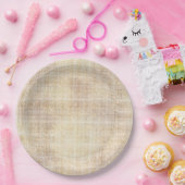 Glam White Gold Sparkle Pappteller (Party)