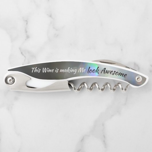 Glam Wine Lover macht mich Phantastisch funny Kellnermesser (Vorderseite)