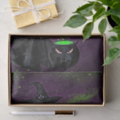 Glam Witch Halloween Monogramm Buchstabe Initiale Seidenpapier (Geschenk)