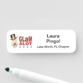 GLaMalot 2024 Name-Abzeichen Namensschild (Beispiel)