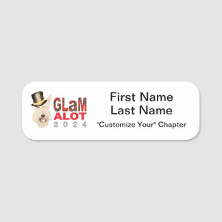 GLaMalot 2024 Name-Abzeichen Namensschild