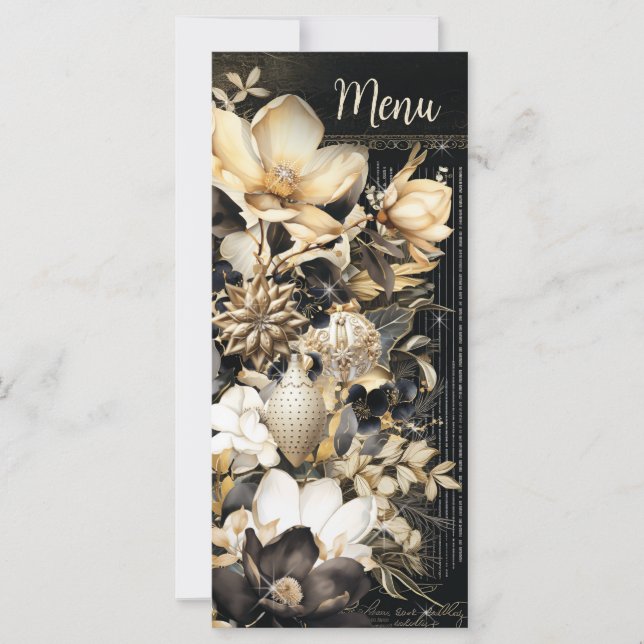 Glamimour-Party-Menü (Vorderseite)