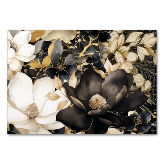 Glamimour-Tischkarten Tischnummer (Rückseite)