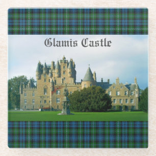 Glamis Castle Angus Scotland Landschaftlich Glasuntersetzer