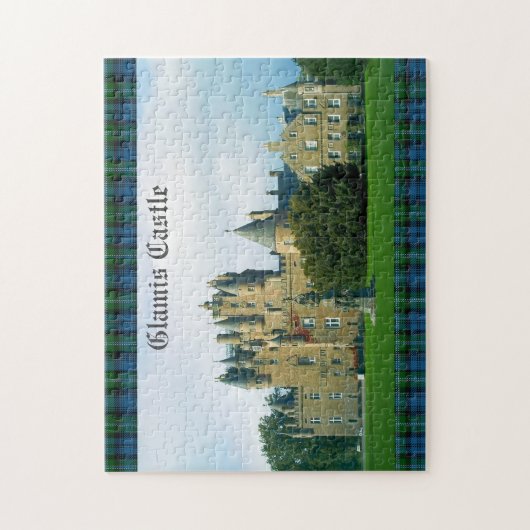 Glamis Castle Angus Scotland Landschaftlich Puzzle (Vertikal)