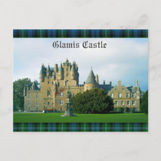 Glamis Castle Landschaftlich Postkarte