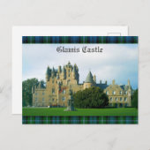 Glamis Castle Landschaftlich Postkarte (Vorne/Hinten)