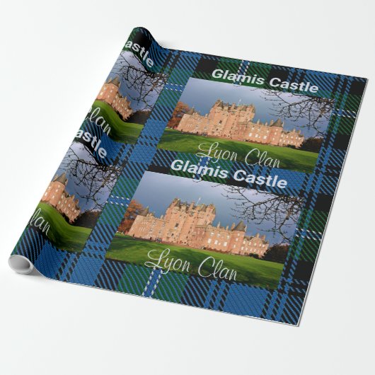 Glamis Castle - Lyon Family Zuhause, Scottish Tart Geschenkpapier (Ungerollt)