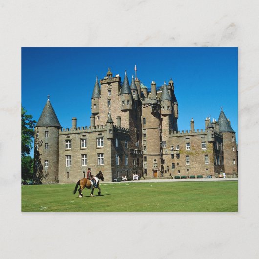 Glamis Castle, Schottland Postkarte (Vorderseite)