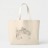 Glamis Castle Scotland Tote Bag Jumbo Stoffbeutel (Vorne)