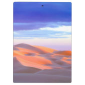 Glamis Sand Dunes bei Sonnenuntergang Klemmbrett (Rückseite)